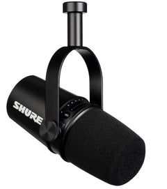 Shure MV7 USB Microphone with Tripod, for Podcasting, Recording