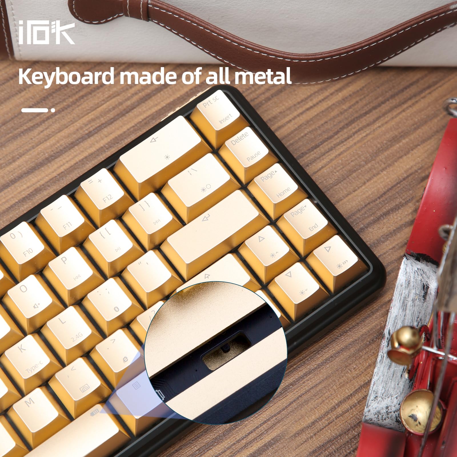 60% Wired RGB Mechanical Gaming Keyboard with Metal Frame