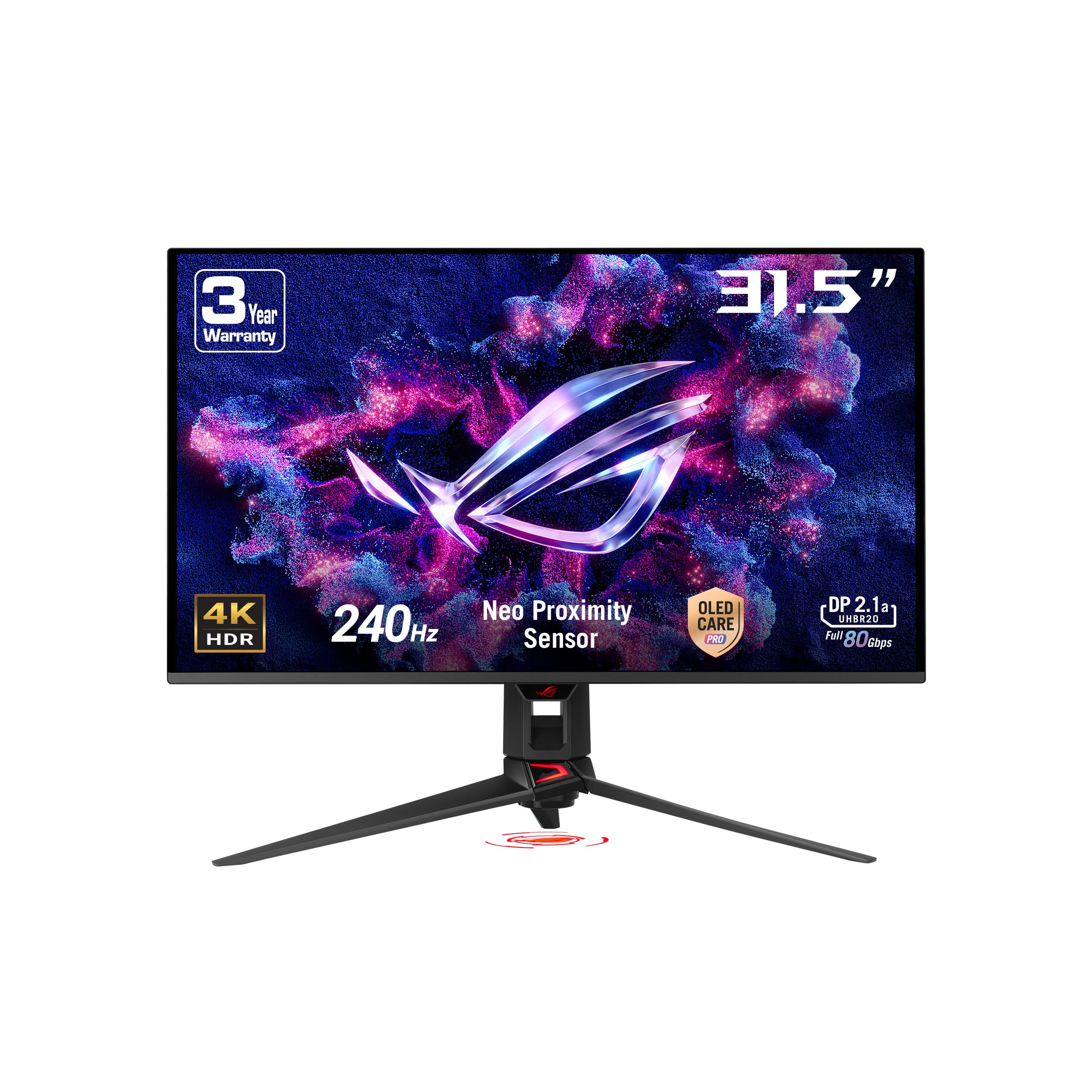 31.5-Inch 4K OLED 240Hz Gaming Monitor
