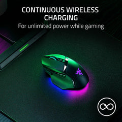 Wireless Charging Gaming Mouse Pad with Hard Surface