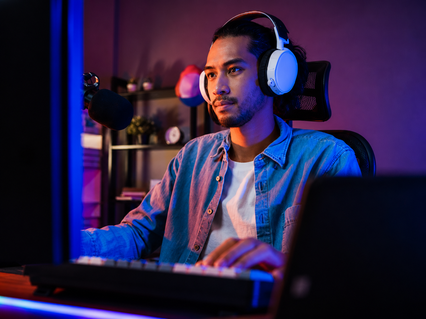 NexArena premium gaming headset setup