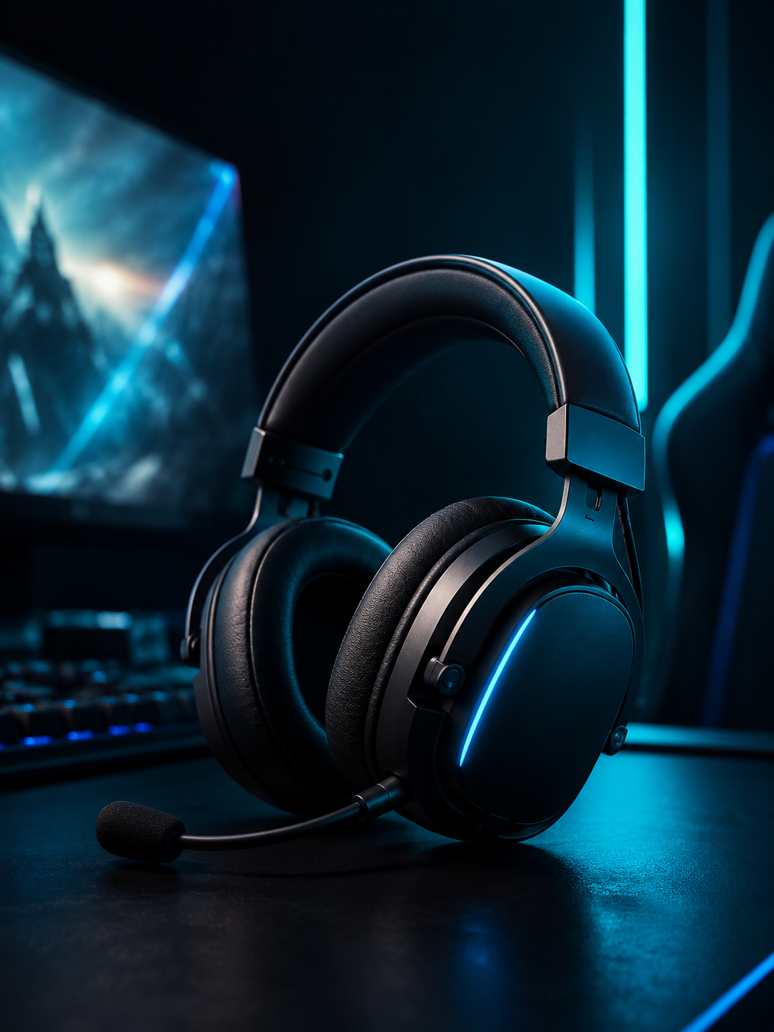 NexArena gaming headset in a competitive setup
